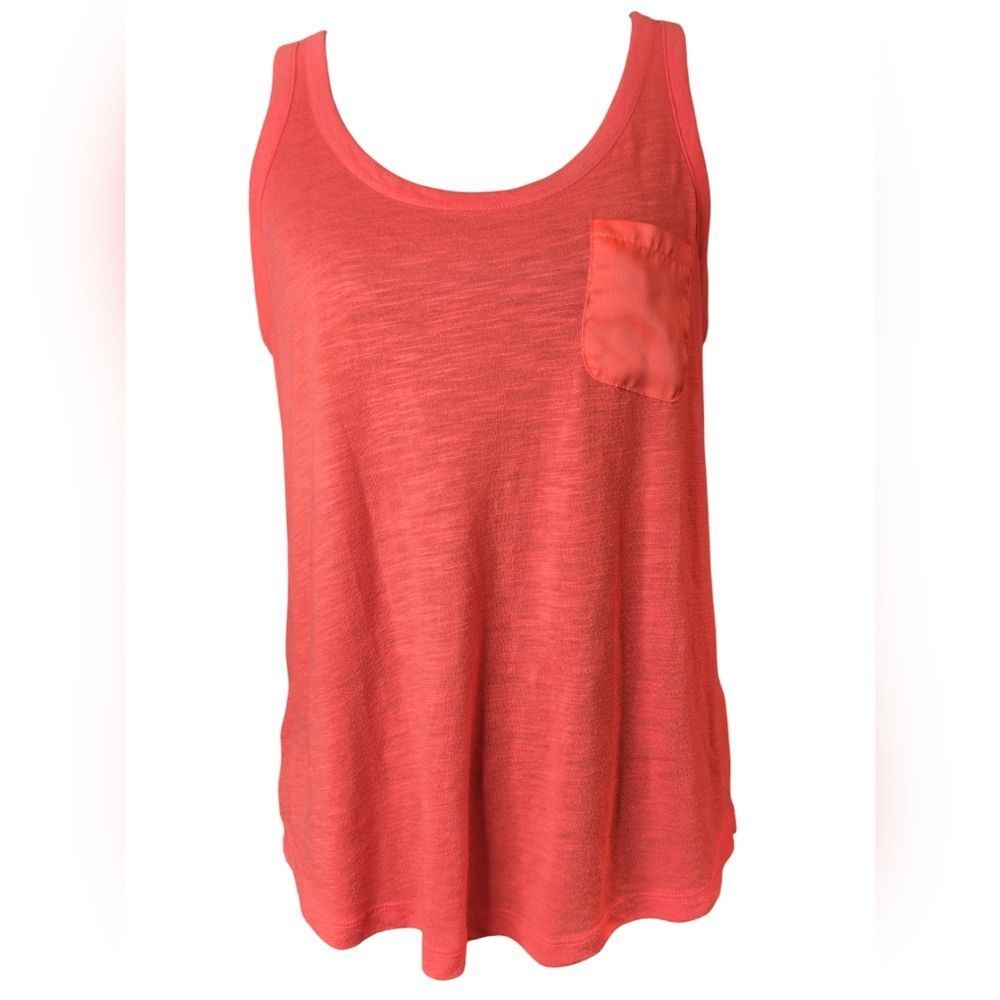 Attention Coral Tank Top with Silky back panel (M/M)